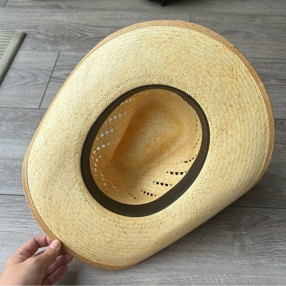 SMITHBILT Straw Woven Cowboy Hat Made in Canada - Picture 10 of 13